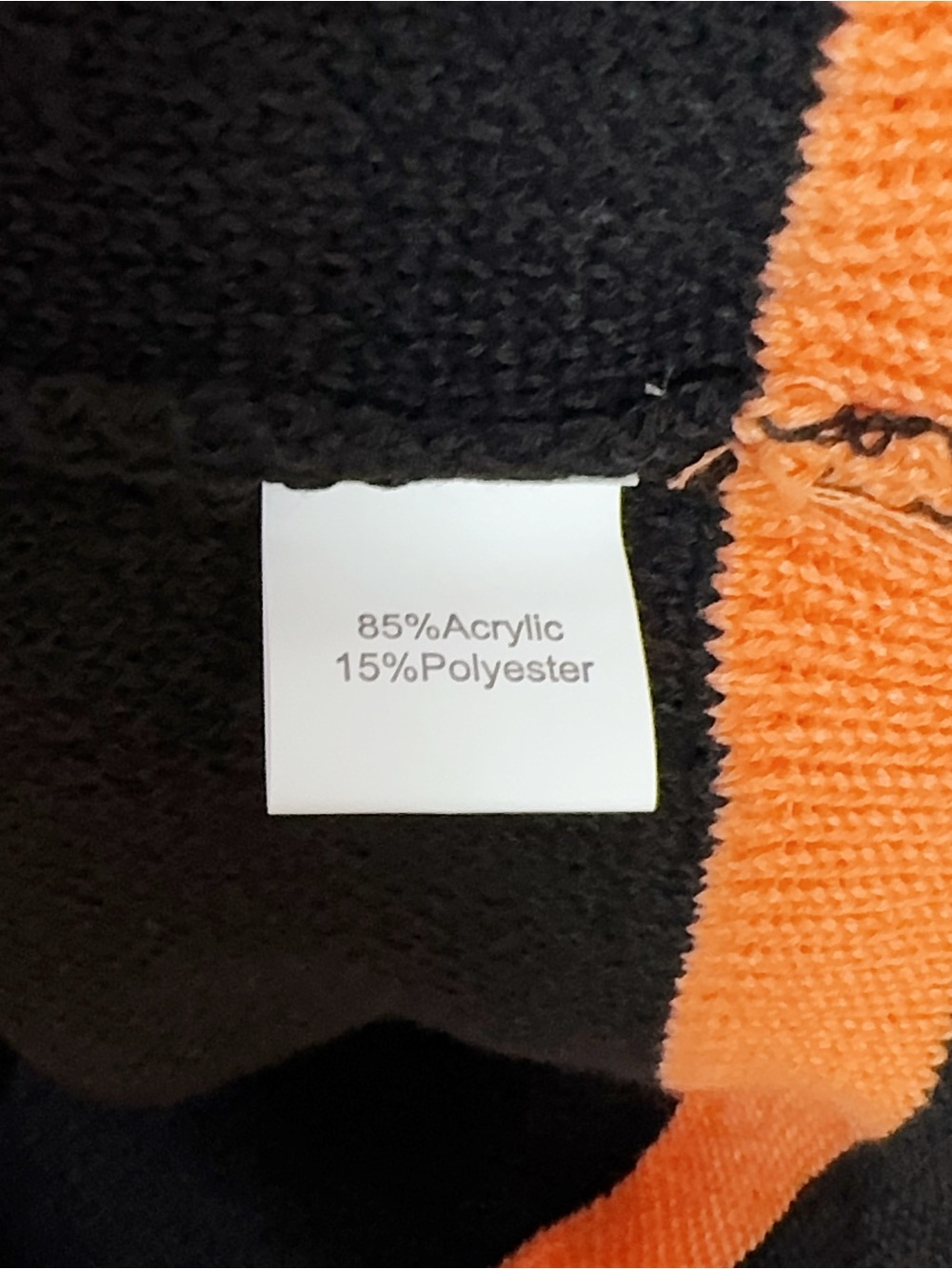 Miss Sparkling Halloween Ghost Boo Black Orange Oversized Button Cardigan Sweate - Picture 6 of 7